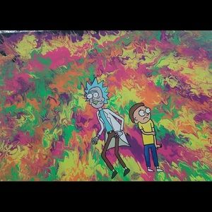 Rick and Monty Painting